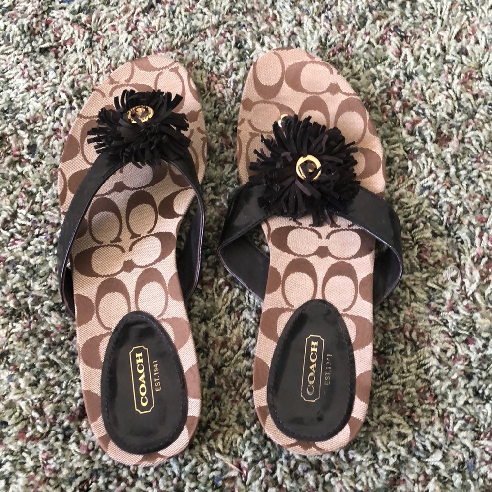 Coach Flip Flops